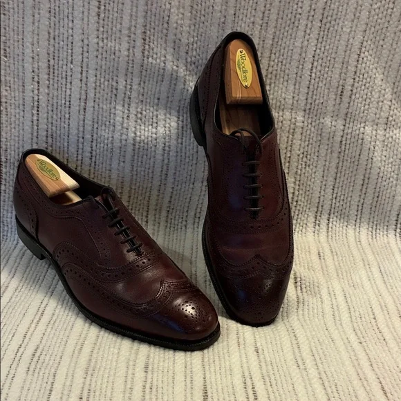 Allen Edmonds Jefferson 2.0 Wingtip Oxfords in Merlot (Burgundy). Men’s 10D. Allen Edmonds  main image 3